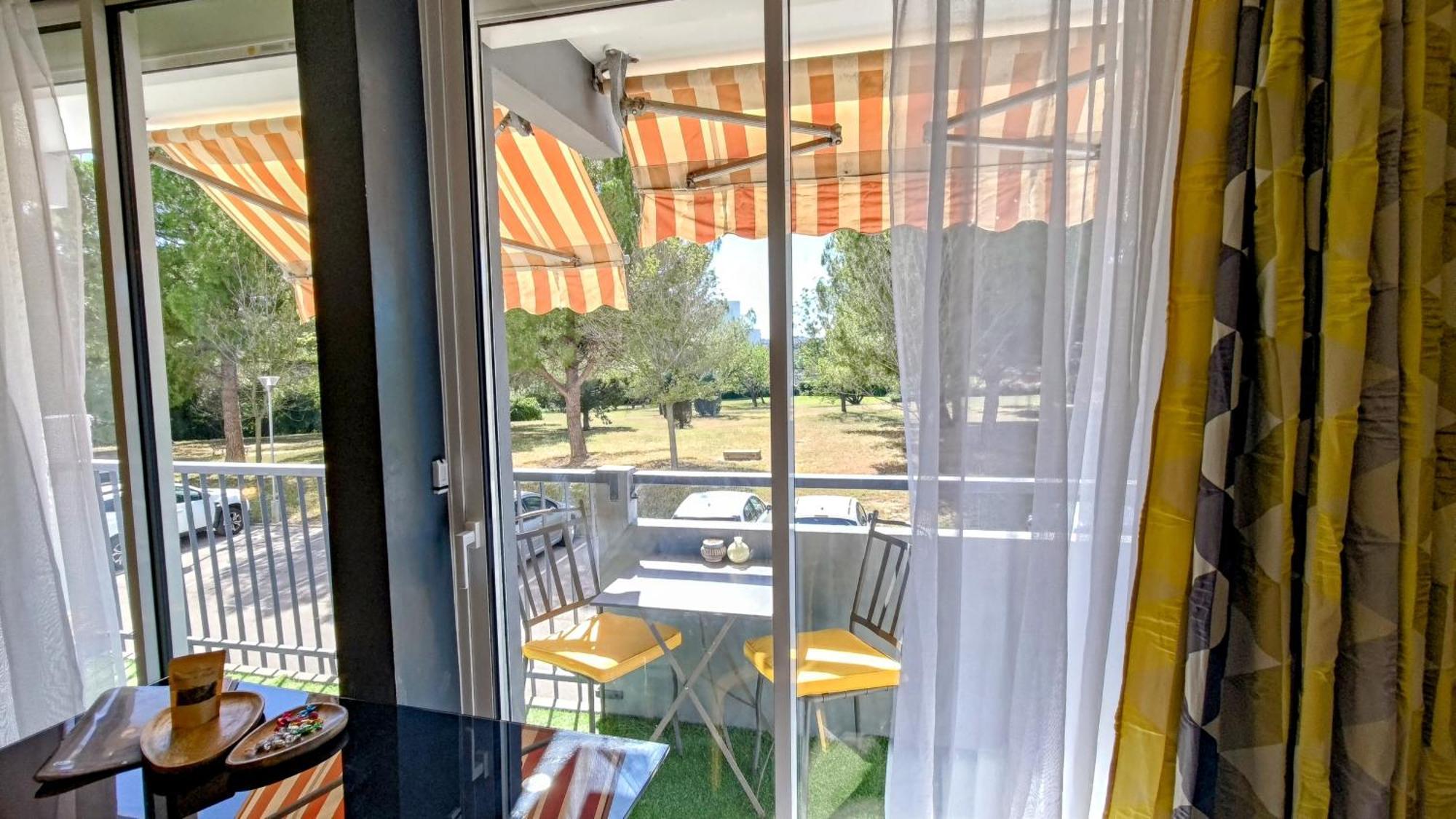 Studio Soleil Et Verdure - Montpellier Celleneuve Exterior foto