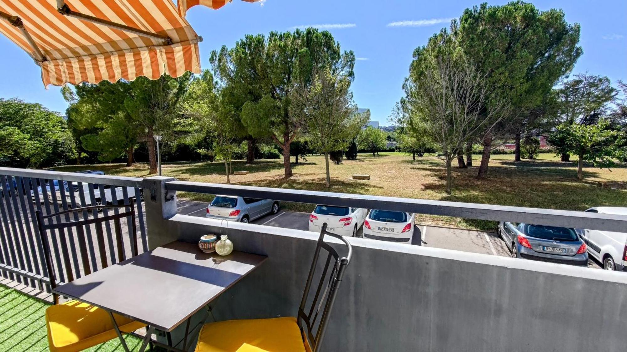 Studio Soleil Et Verdure - Montpellier Celleneuve Exterior foto
